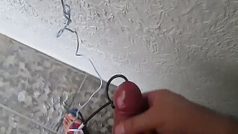 Solo Guy Achieves Intense Orgasm With Electrostimulation