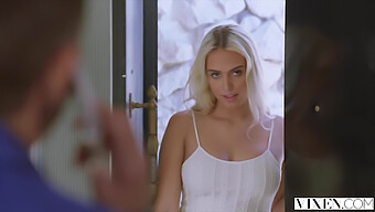 Athena Palomino, A Loira Peituda Vixen, Se Entrega A Um Encontro Quente Com O Marido De Sua Vizinha